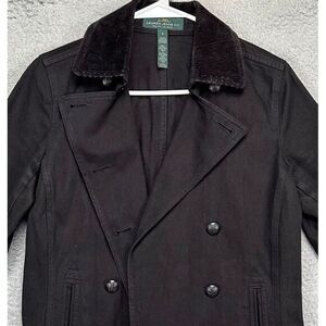 Lauren Ralph Lauren Black Pea Coat